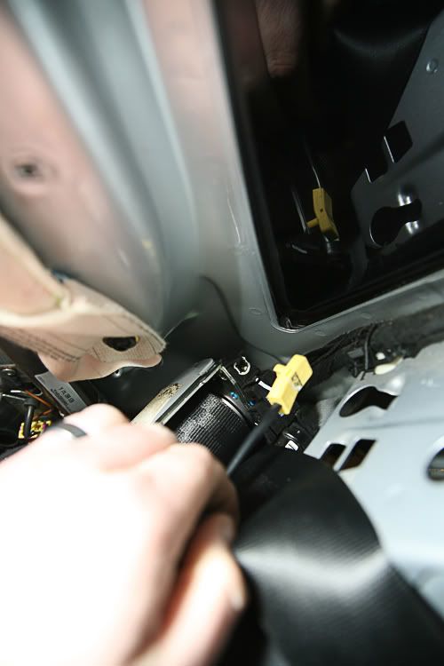 DIY removing C pillar and seat belt